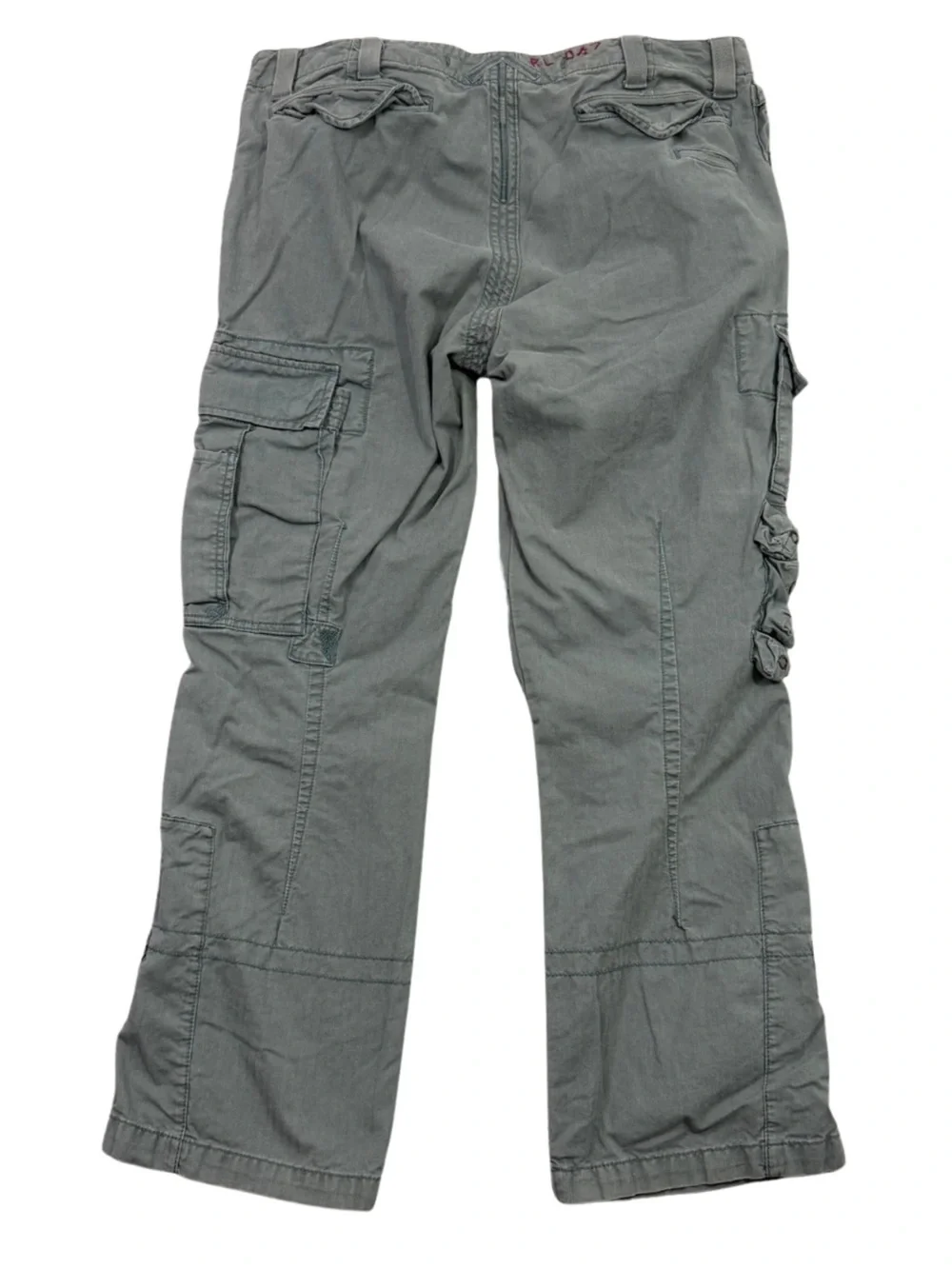 MASSIVE PRICE GOUGE 🚨‼️ Polo Ralph Lauren Vintage Gray Cargo Pants - Picture 4 of 6